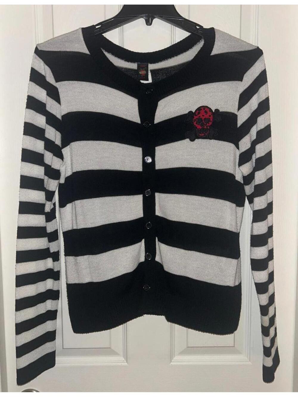 Sweet Love Striped Sweater Sz XL